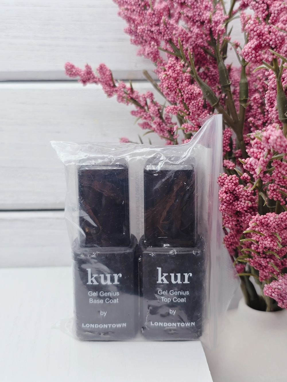 Kur Gel Genius Base Coat & Top Coat Set